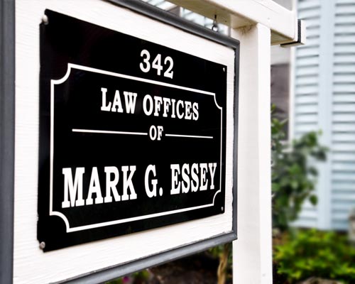Law Offices of Mark G. Essey Exterior Sign